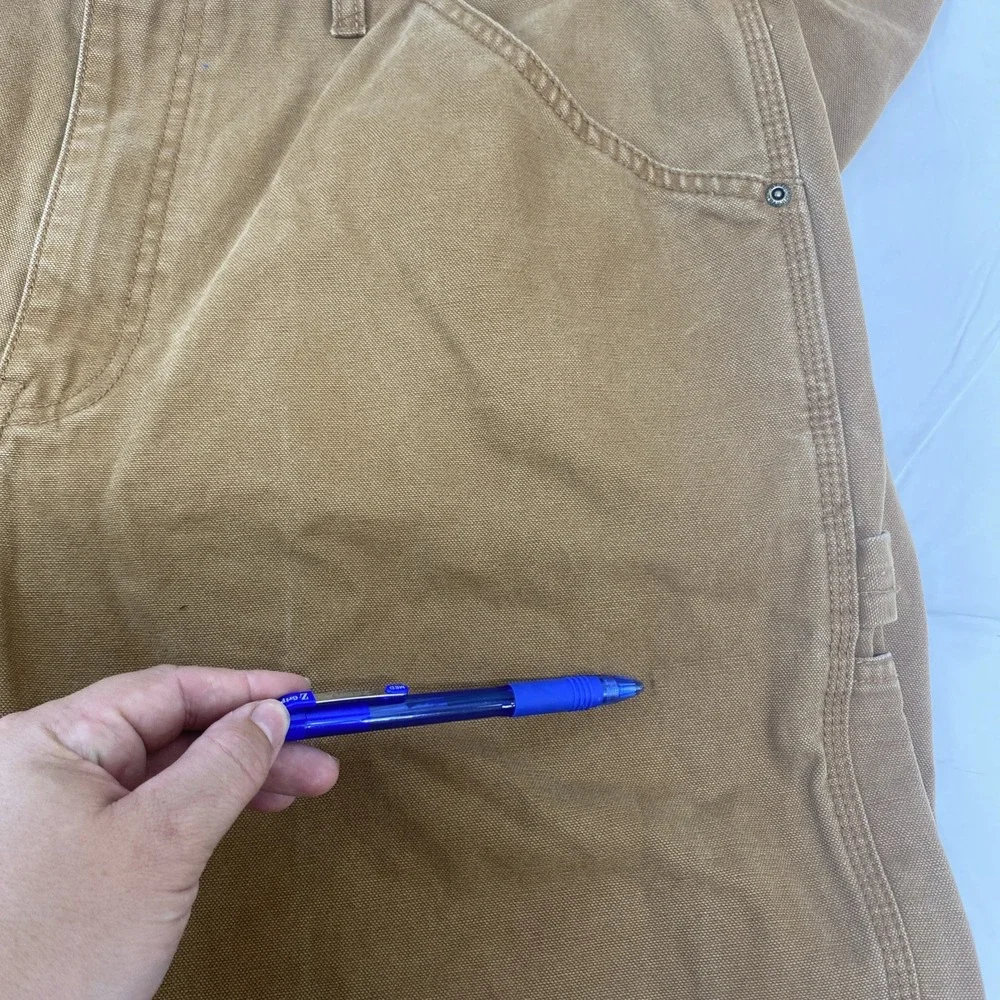 Gravel Gear Carpenter Pants 40/30‎ Relaxed Fit Brown Heavy Duty 100% Cotton SEE